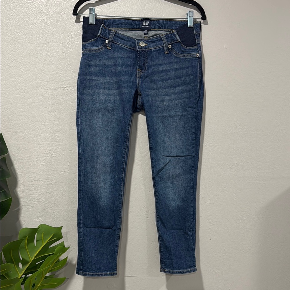 Gap maternity ankle cropped jeans